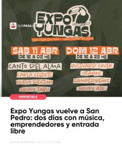 EXPO YUNGAS – SAN PEDRO