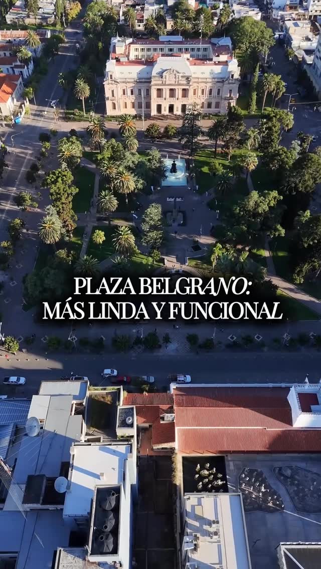 Imagen de la publicación de Carlos Sadir sobre reapertura de la glorieta de Plaza Belgrano con nuevos servicios