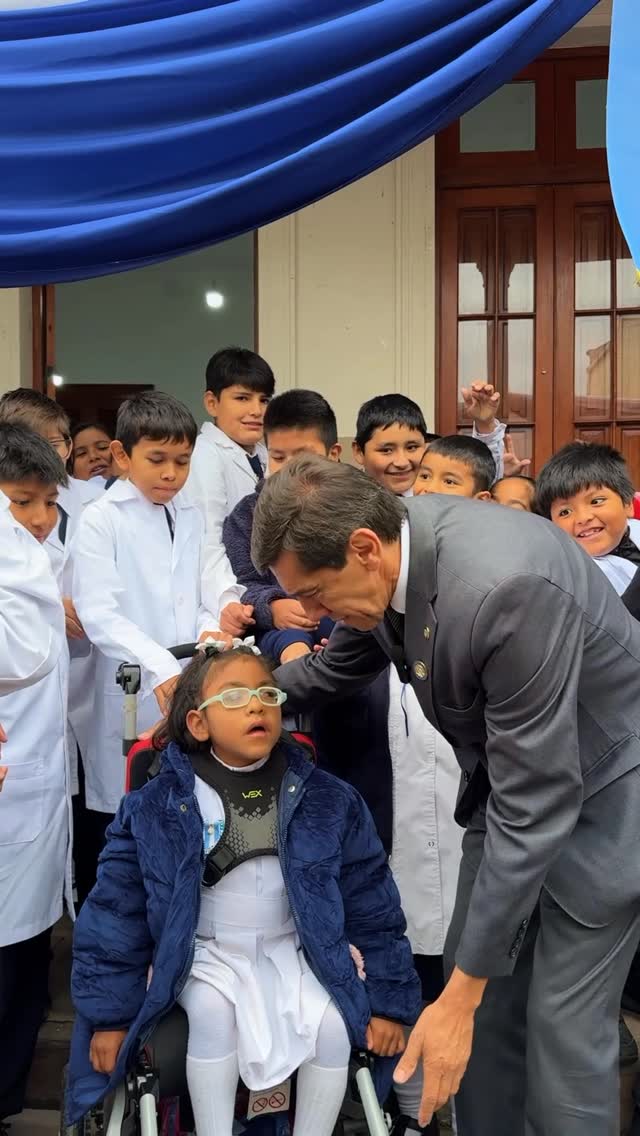 Imagen de la publicación de Carlos Sadir sobre celebración de los 130 años de la Escuela General Manuel Belgrano
