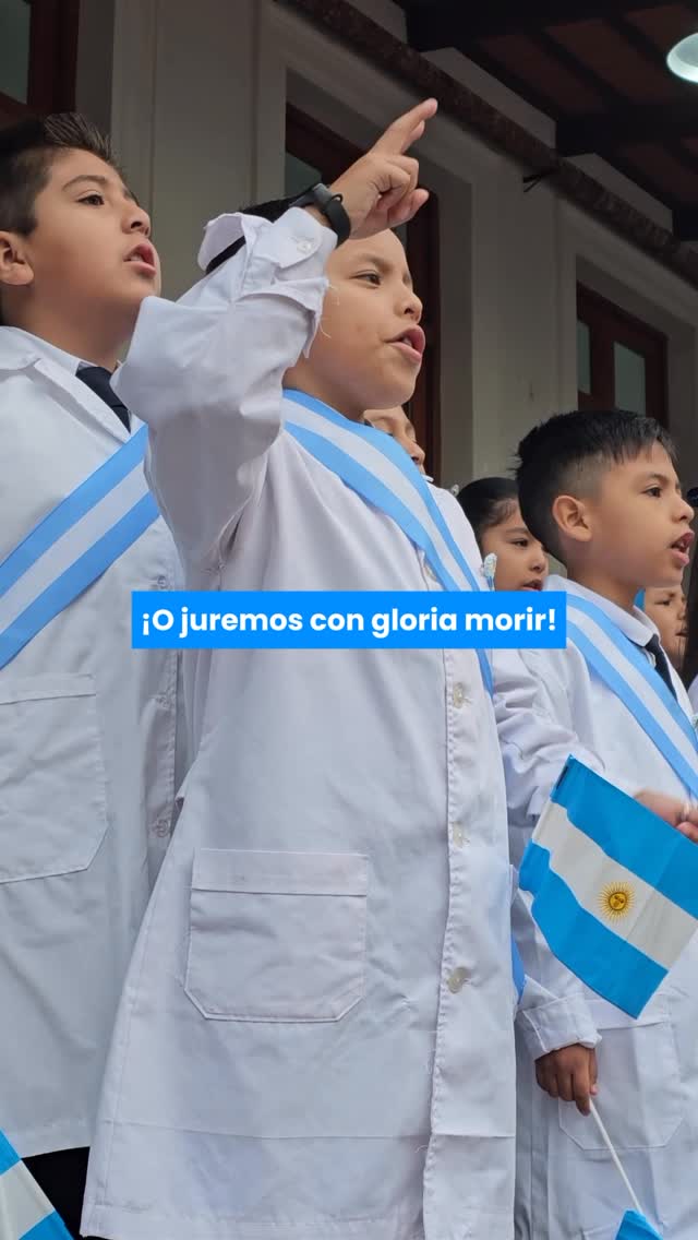 Imagen de la publicación de Carlos Sadir sobre conmemoración del Día del Himno Nacional Argentino en Jujuy