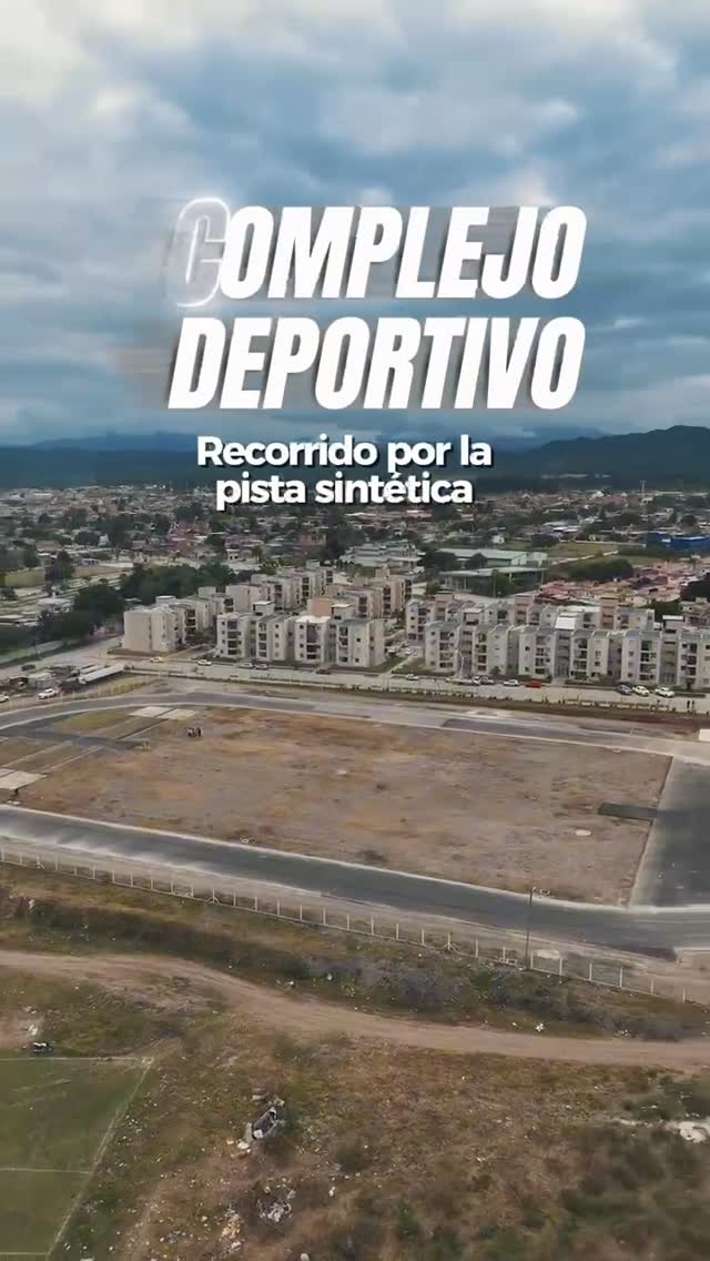 Imagen de la publicación de Carlos Sadir sobre recorrida por la pista de atletismo con referentes nacionales