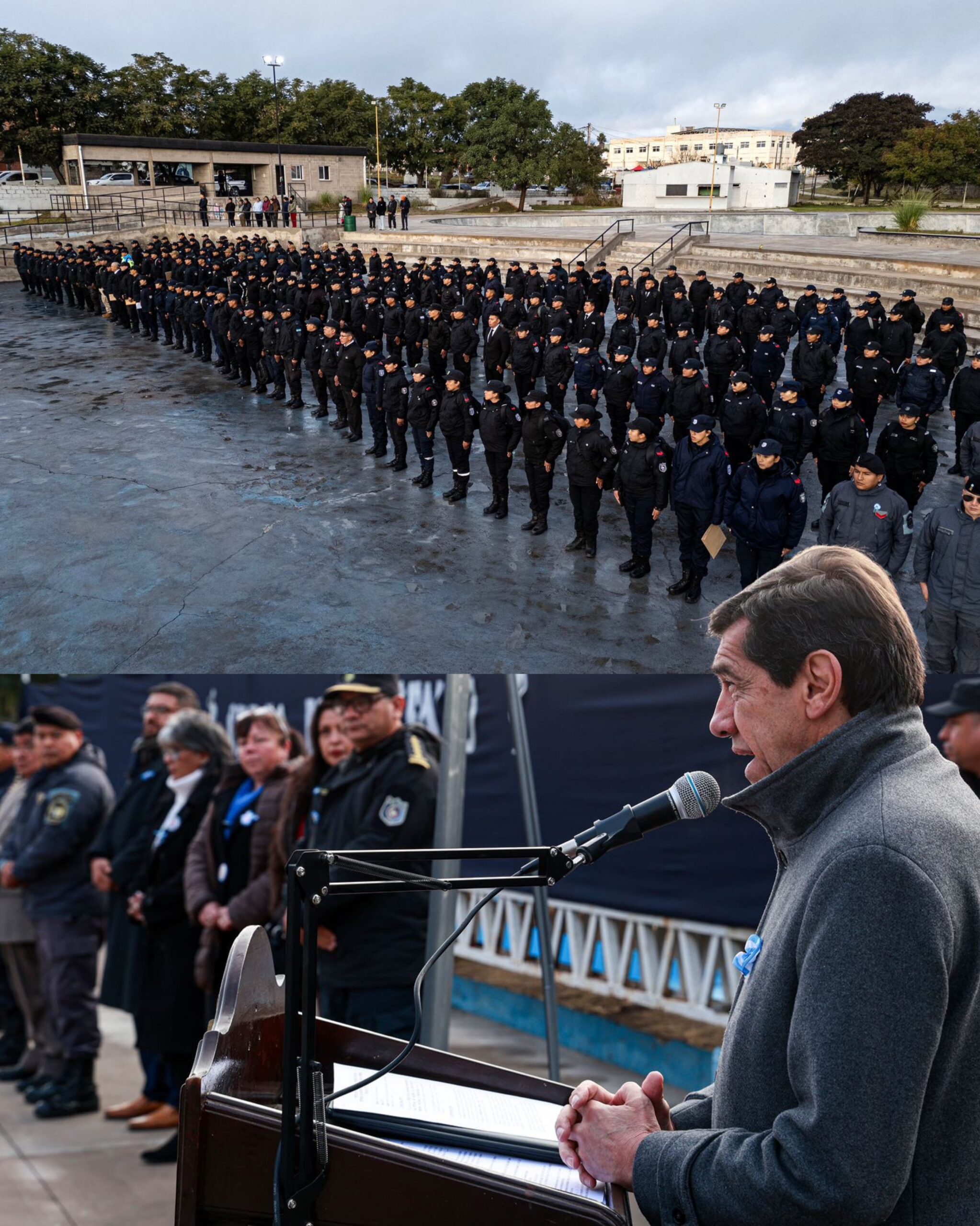 Imagen de la publicación de Carlos Sadir sobre inicio del curso de ascenso para policías y penitenciarios