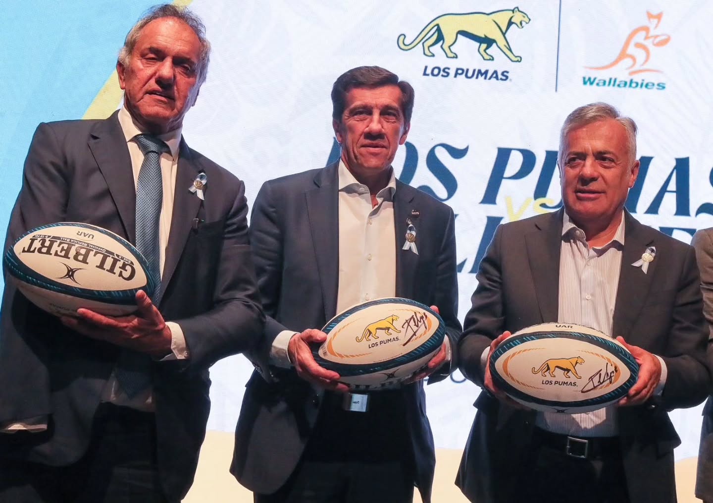 Imagen de la publicación de Carlos Sadir sobre presentación del partido de Los Pumas frente a Australia en Jujuy