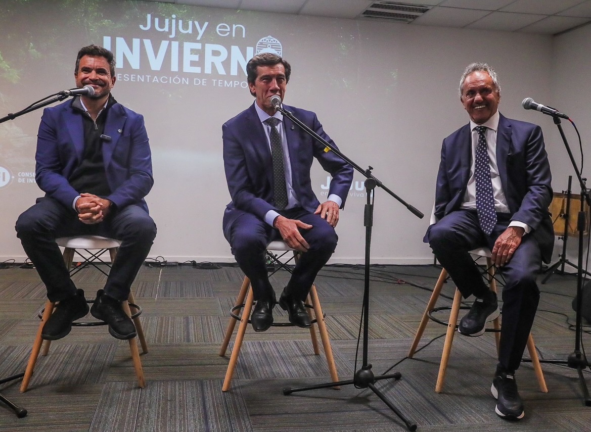 Imagen de la publicación de Carlos Sadir sobre presentación de la temporada de invierno 2026 en Jujuy