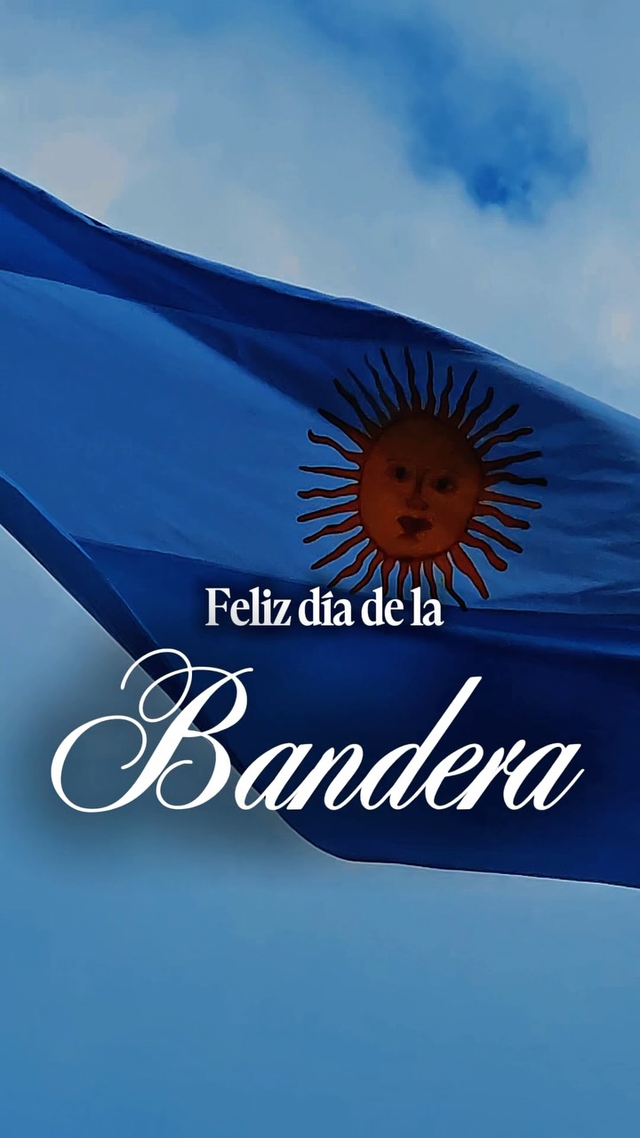 Imagen de la publicación de Carlos Sadir sobre saludo por el Día de la Bandera Argentina