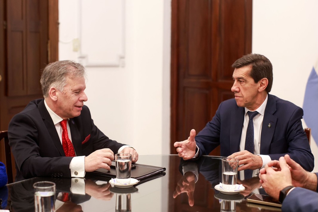 Imagen de la publicación de Carlos Sadir sobre reunión con Alejandro Díaz, Síndico General de la Nación