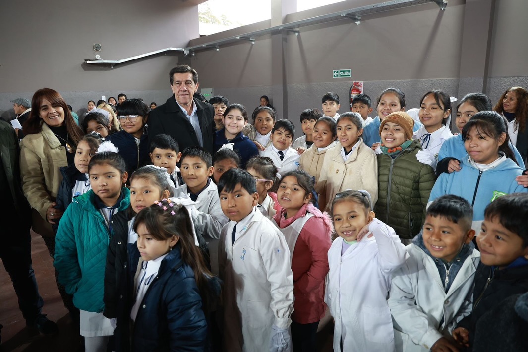Imagen de la publicación de Carlos Sadir sobre refacciones en la Escuela Primaria N° 39 de Chalicán