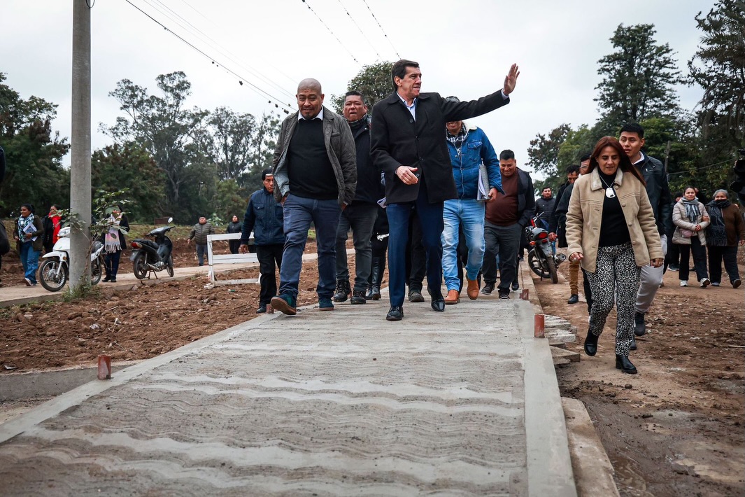 Imagen de la publicación de Carlos Sadir sobre mejoras urbanas en el barrio 30 de Octubre de Fraile Pintado