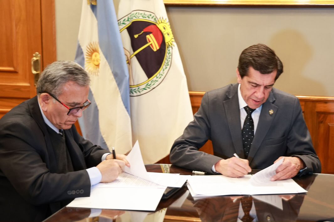 Imagen de la publicación de Carlos Sadir sobre renovación del convenio de tasas subsidiadas con el Banco Nación