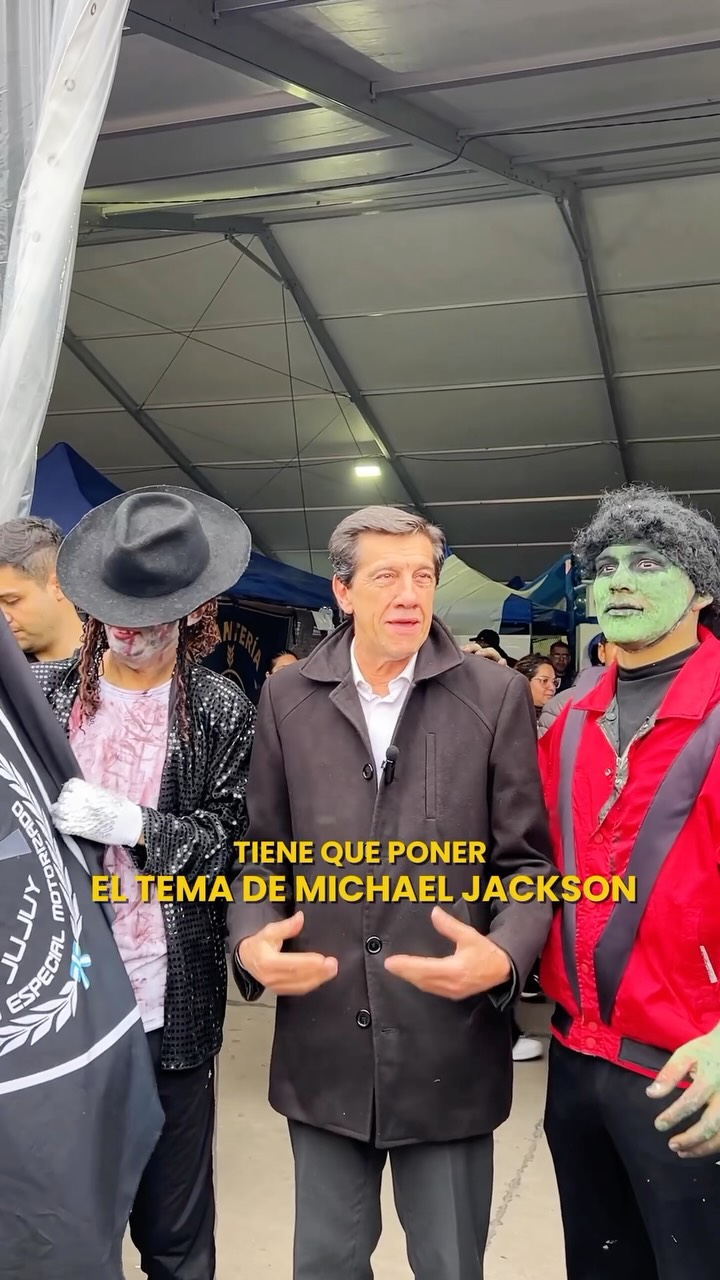 Imagen de la publicación de Carlos Sadir sobre expo Policial en Ciudad Cultural por el aniversario de la fuerza