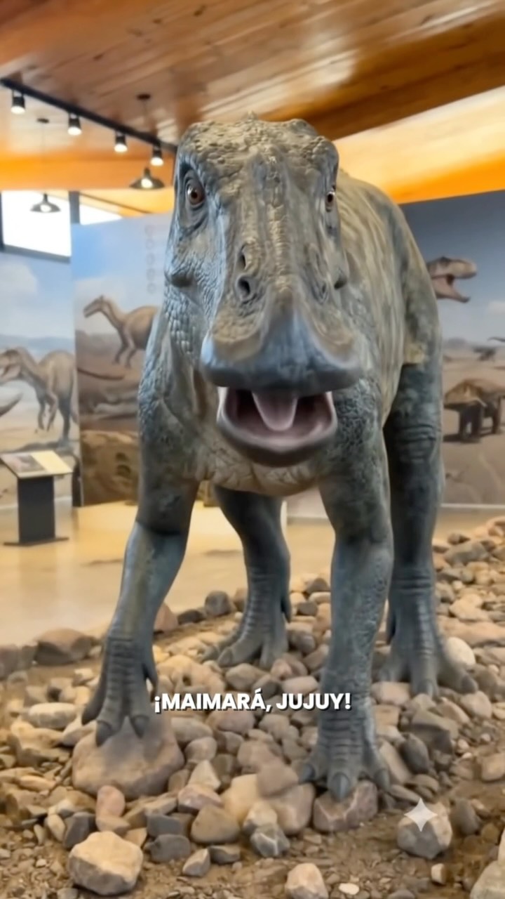 Imagen de la publicación de Carlos Sadir sobre presentación del Centro Geológico y Paleontológico Huellas de Maimará