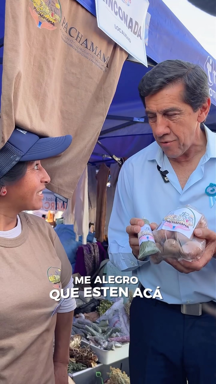 Imagen de la publicación de Carlos Sadir sobre recorrida por la feria Regiones Vivas con productores jujeños