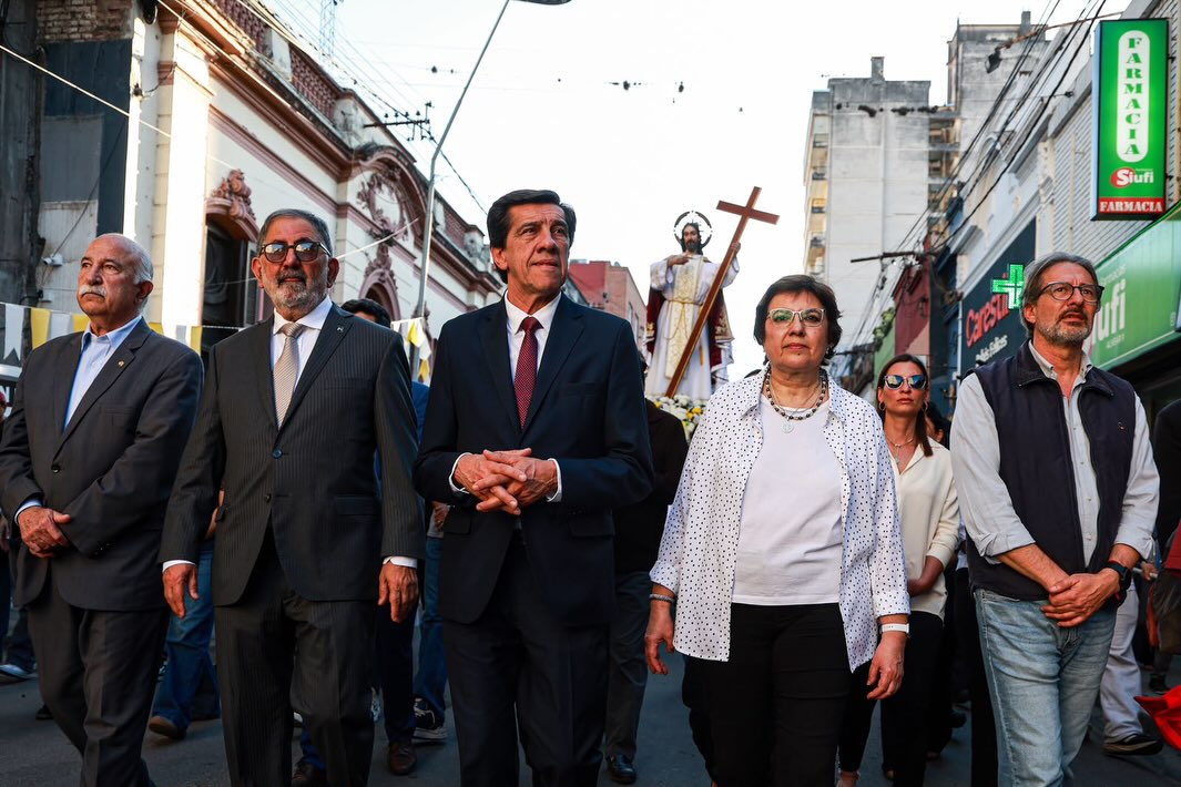 Imagen de la publicación de Carlos Sadir sobre celebración del Santísimo Salvador, patrono de San Salvador de Jujuy