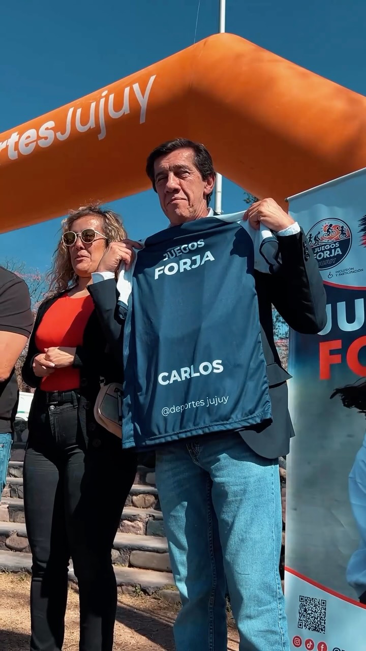 Imagen de la publicación de Carlos Sadir sobre inicio de los Juegos Forja con más de 400 participantes