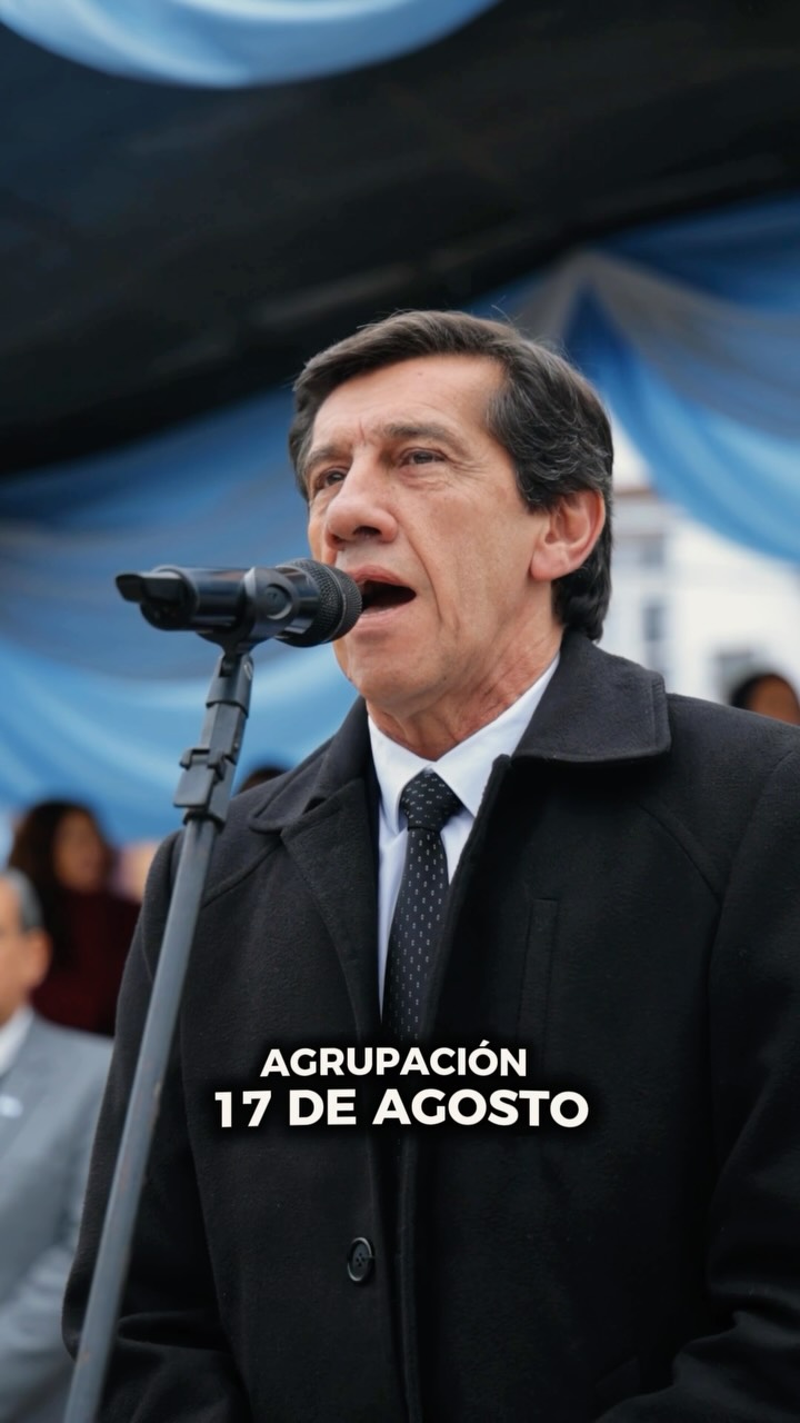 Imagen de la publicación de Carlos Sadir sobre conmemoración de José de San Martín en Libertador General San Martín