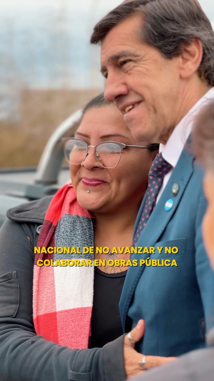 Imagen de la publicación de Carlos Sadir sobre inicio del colector cloacal para Alto Comedero y Palpalá