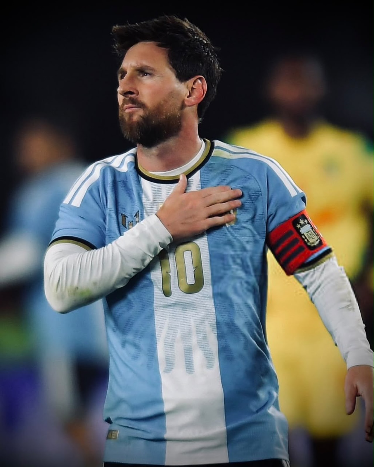 Imagen de la publicación de Carlos Sadir sobre mensaje de reconocimiento a Lionel Messi por su trayectoria