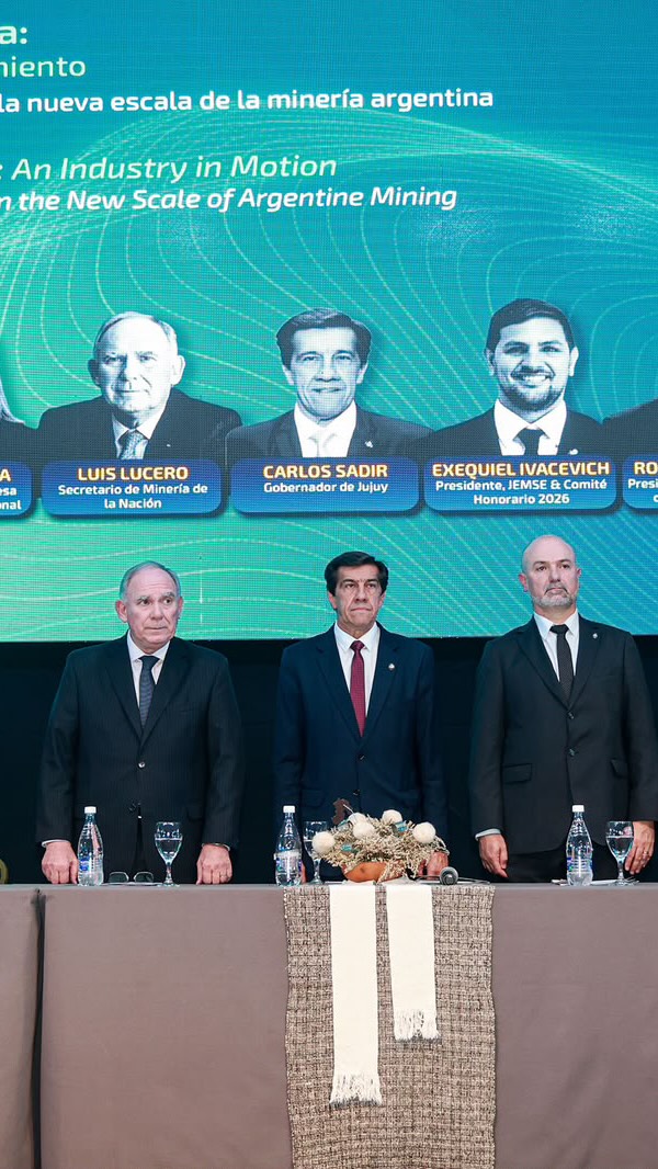 Imagen de la publicación de Carlos Sadir sobre apertura del 15° Seminario Internacional Litio en Sudamérica
