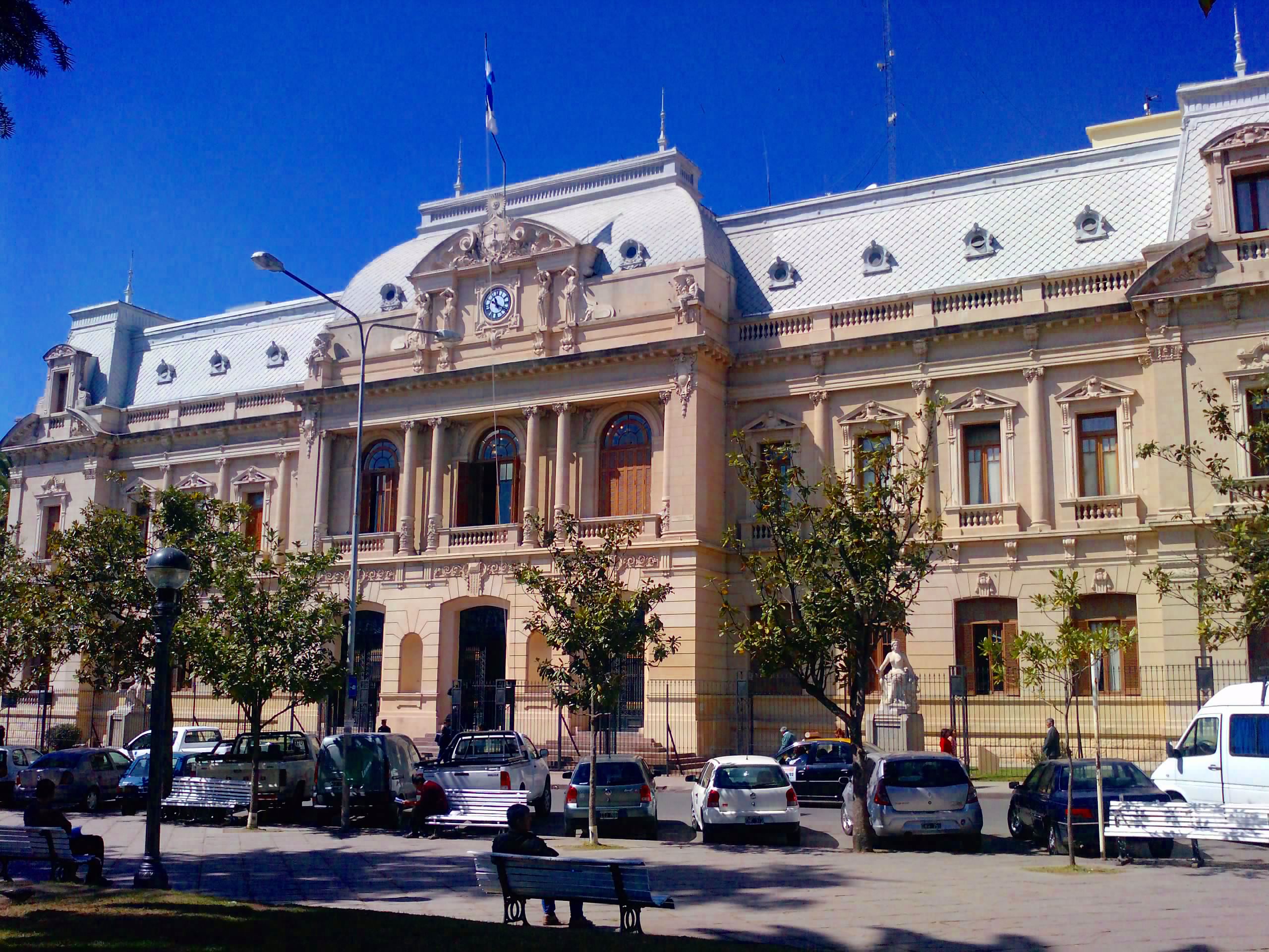 Fachada de la Casa de Gobierno de Jujuy, fotografía de archivo de 2012