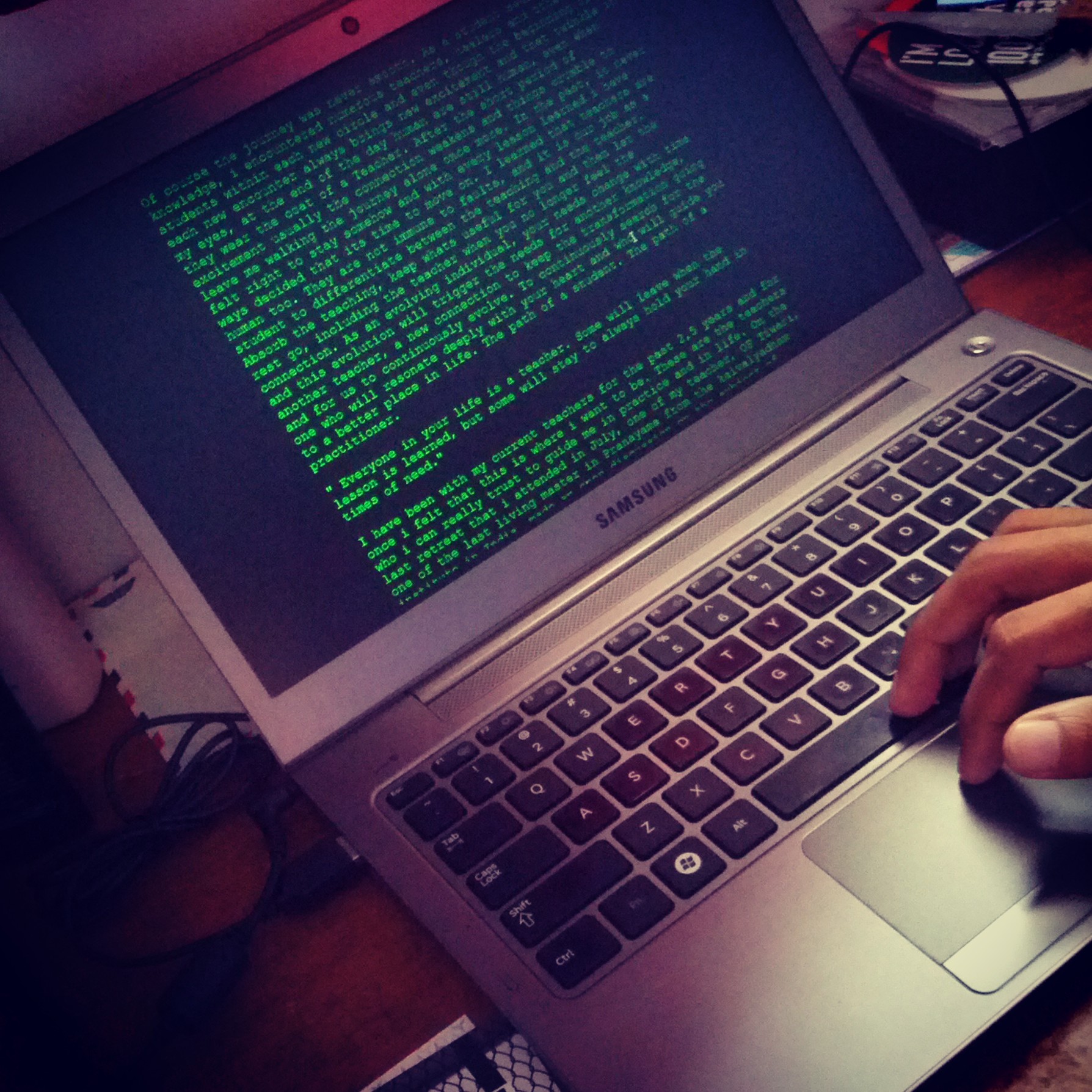 Escritura en una computadora portátil, archivo ilustrativo de 2013