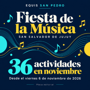 Fiesta de la Música: San Salvador de Jujuy anunció 36 actividades desde el 6 de noviembre
