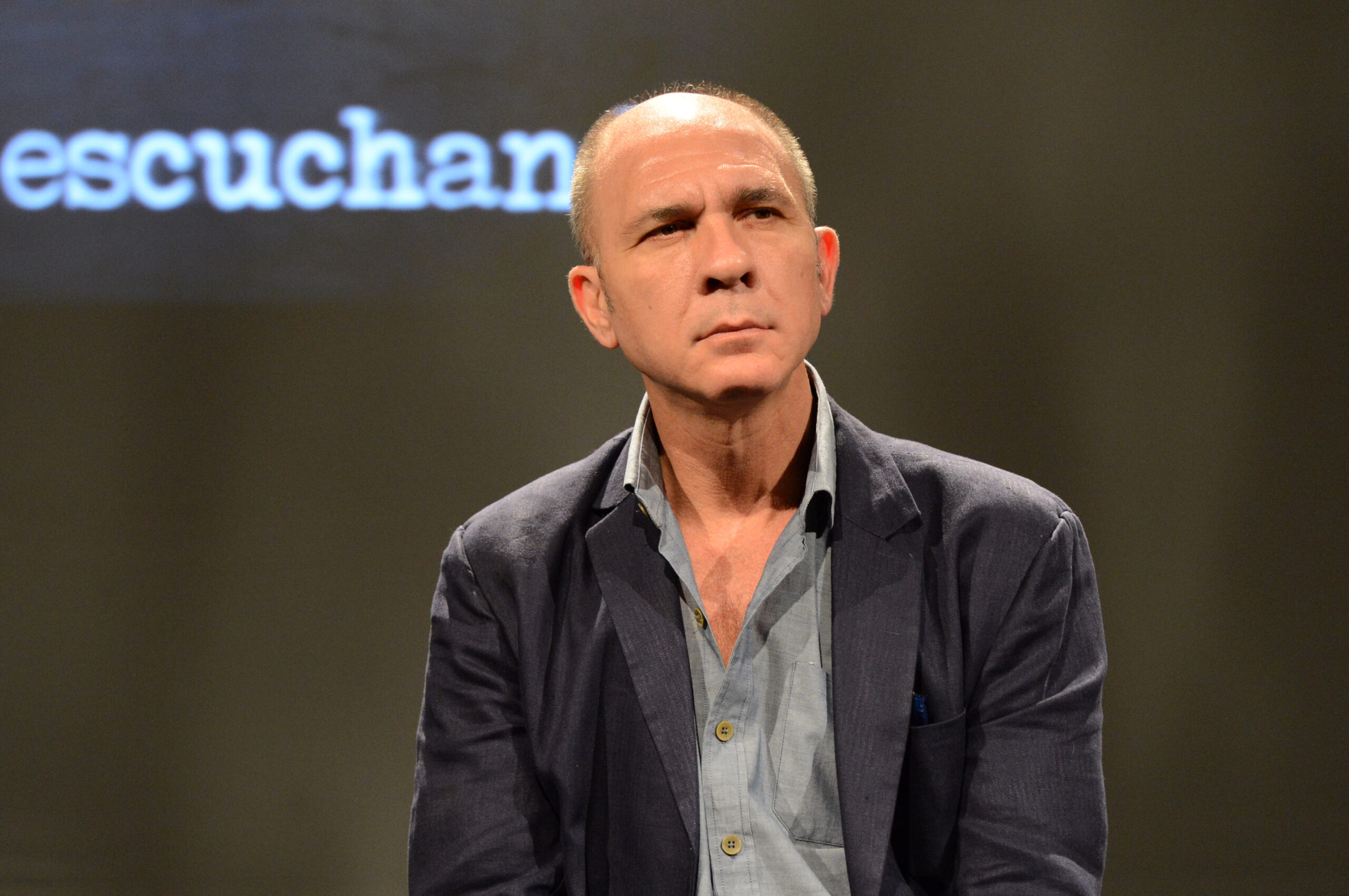 Darío Grandinetti durante la presentación de En terapia, fotografía de archivo de 2014.