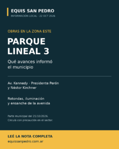 San Pedro: avances en avenida Kennedy y el Parque Lineal 3